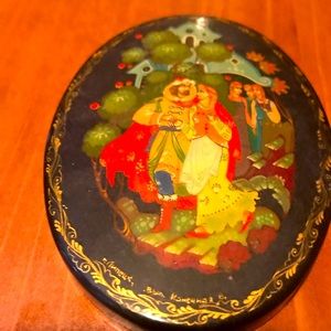 Luxury Lacquer Gold 24 carat Jewelry Wood Box